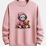 Halloween Bear Print Relax Fit Sweatshirt