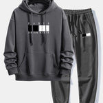 Paris Dream Maker Print Relax Fit Hoodie & Jogging Pants