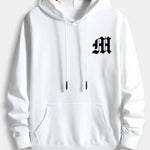 Letter Print Hoodie & Shorts