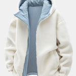 Teddy Corduroy Reversible Hooded Jacket