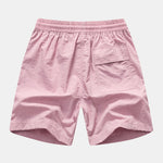 California Palm Tree Print Drop Shoulder Oversize T-Shirt & Man Mid Length Drawstring Swim Shorts