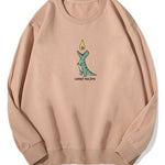 Comet Dinosaur Print Cotton Sweatshirt