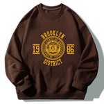 Brooklyn Varsity Print Relaxed Sweatshirt