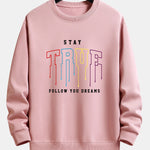 Stay True Print Relax Fit Sweatshirt