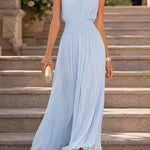Margovil Crewneck Sleeveless High Waist Maxi Dress