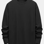 3 Pieces Long Sleeve Relax Fit Patchwork Ribbed T-Shirts