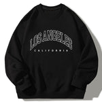 Los Angeles Print Crew Neck Relaxed Sweatshirt