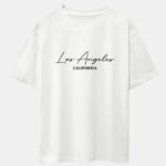 Los Angeles Handwritten Print Heavy Weight Oversize T-Shirt