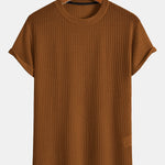 Waffle Arc Hem T-Shirt