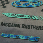 Racing Print Distressed 2-In-1 T-Shirt