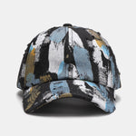 Color Graffiti Cotton Washed Distressed Baseball Cap