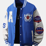 Varsity Embroidered Baseball Jacket