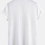 Muscle Fit Jacquard Textured Shirt