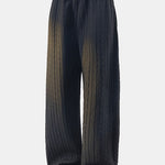 Twisted Jacquard Straight Leg Pants