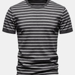 Stripe Knit T-Shirt
