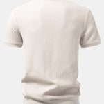 Waffle Ribbed Hem T-Shirt