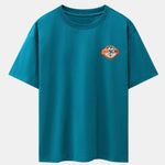 BOOSCH Beer Ghost Print Drop Shoulder Oversize T-Shirt