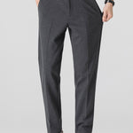 Woolen Straight Leg Trousers