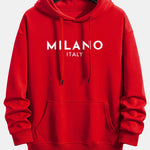Milano Print Relax Fit Hoodie
