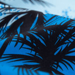 Palm Leaf Print Tank Top & Tropical Print Swim Shorts