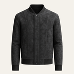 Montieri Suede Bomber Black