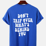 Slogan Back Print T-Shirt