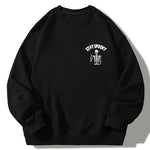 Halloween Funny Skeleton Print Relaxed Sweatshirt