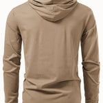 3 Pieces Long Sleeved Cotton Hooded T-Shirt