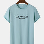 Los Angeles Print Arc Hem T-Shirt