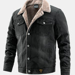 Regular Fit Faux Fur Lined Denim Jacket