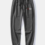 Paris Stripe Print Relax Fit Hoodie & Jogging Pants