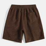 Los Angeles Print Heavy Weight Oversize T-Shirt & Corduroy Shorts