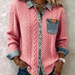 Juliane | Patchwork Denim Shirt