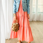Vintage Distressed Button Up Pocketed Denim Jacket