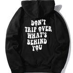 Slogan Back Print Hoodie