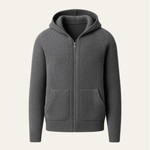 Georgio Hooded Knit Dark grey