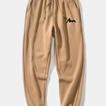 Letter Print Drawstring Hoodie & Letter Print Jogger Pants