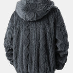 Geometric Jacquard Teddy Hoodie & Geometric Jacquard Pants