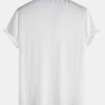 Light Crinkled Fabric Button Up Shirt