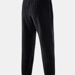 Striped Teddy Fleece Zip Up Hoodie & Striped Teddy Fleece Jogger Pants