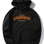California Letter Print Hoodie
