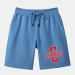 Chicago Print Mid Length Shorts