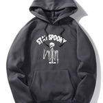 Halloween Skeleton Print Hoodie