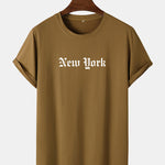 New York Print Arc Hem T-Shirt