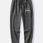 Triangle Mountain Print Relax Fit Hoodie & Jogging Pants