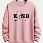 Halloween Kind Ghost Print Relax Fit Sweatshirt