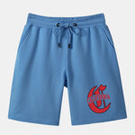 California Print Mid Length Shorts