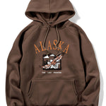 Alaska Eagle Print Hoodie