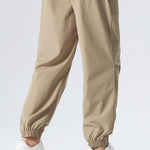Elastic Waist Parachute Cargo Pants