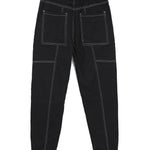 Contrast Stitching Chino Jogging Pants